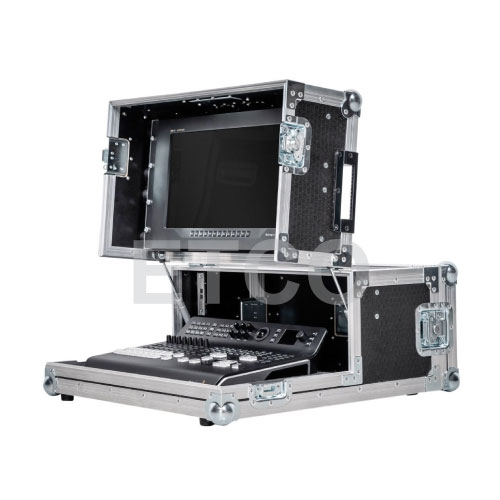 Rack Case with Monitor and Mixer Bay