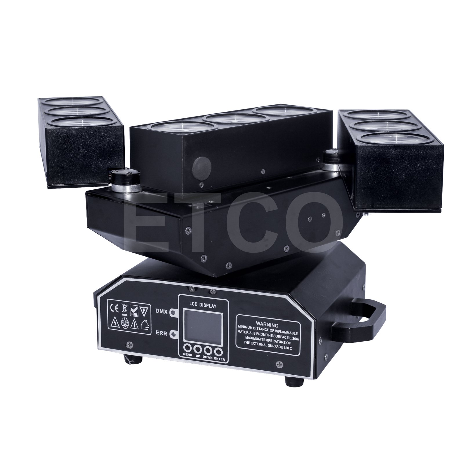 9 Eyes Rotating Spider Beam Light