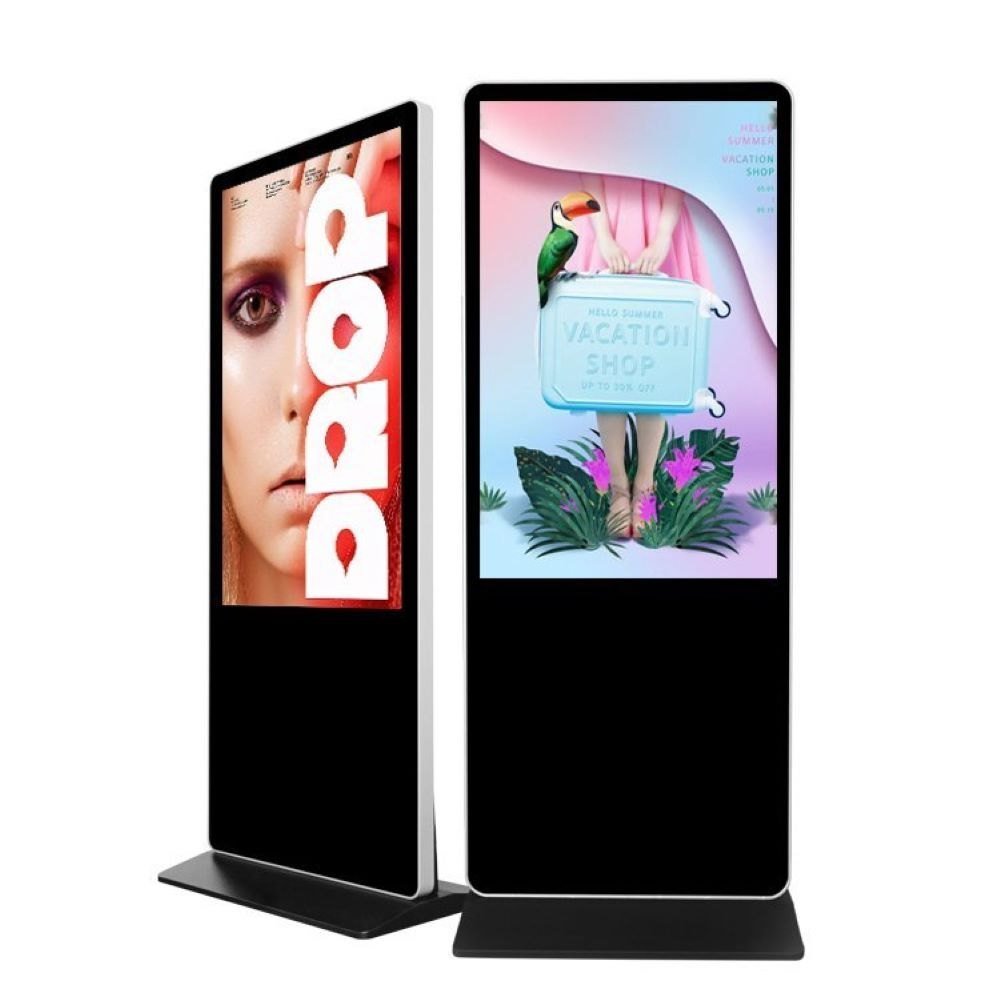 55 Inch Advertising Display Floor Stand