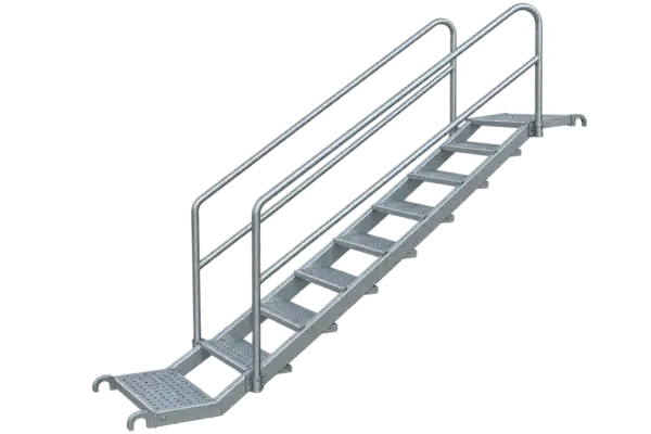 Steel scaffold plank
