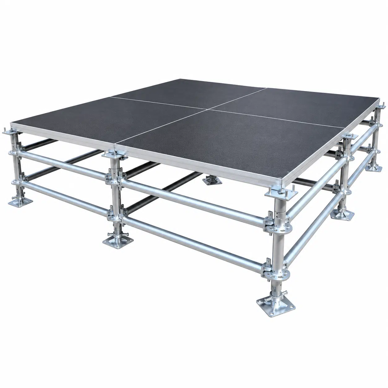 Modular charcoal stage platform
